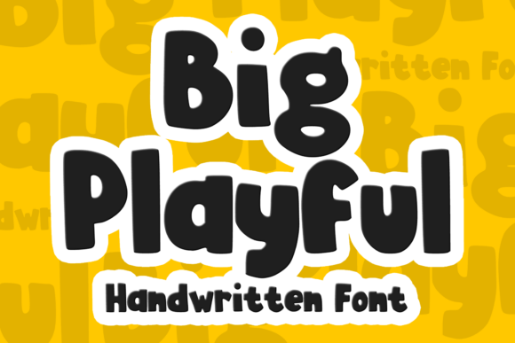 Big Playful Font for a More Playful Brand Identity