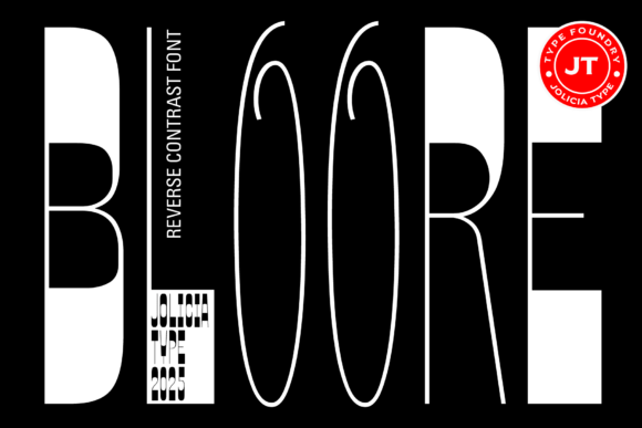 Bloore: A Modern Display Font for Bold Digital Branding