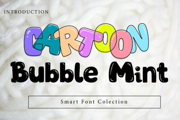 Cartoon Bubble Mint Font for Playful Branding and Digital Campaigns