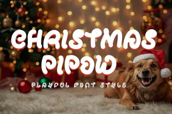 Christmas Pipow Font Review for Seasonal Creativity