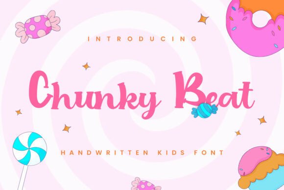 Chunky Beat Font for Kids-Themed Campaigns