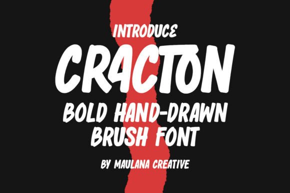 Cracton: A Bold Display Font for Impactful Branding