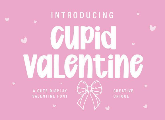Cupid Valentine Font for Romantic Branding Projects