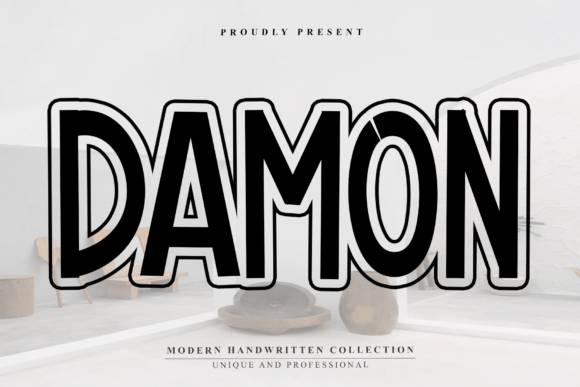 Damon: A Playful Display Font for Modern Editorial Design