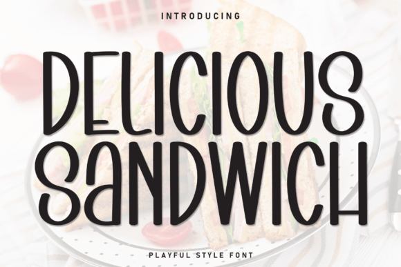Delicious Sandwich Font for Branding and Design