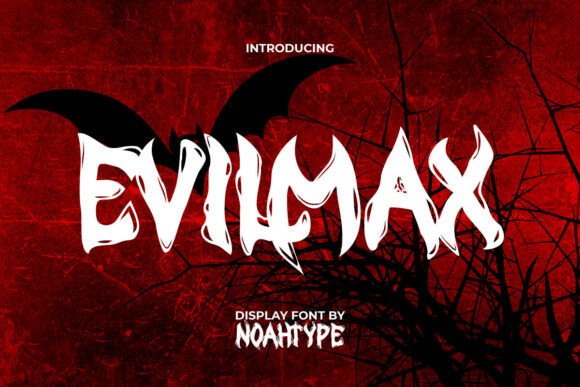 Evilmax Font Adds Sinister Style to Editorial Design