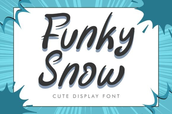 Funky Snow Font for Bold Branding and Eye-Catching Designs