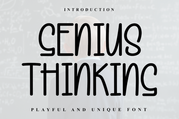 Genius Thinking Font for Modern Web Design