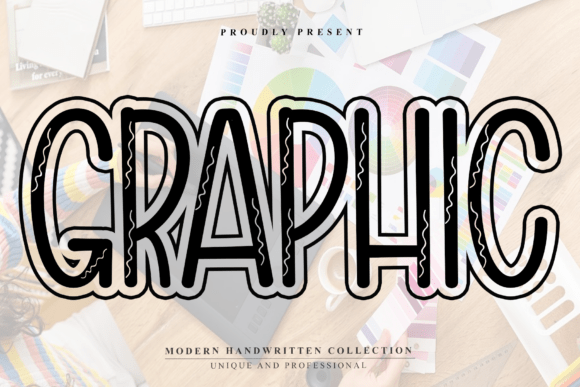 Graphic Display Font for Editorial Design and Creative Projects