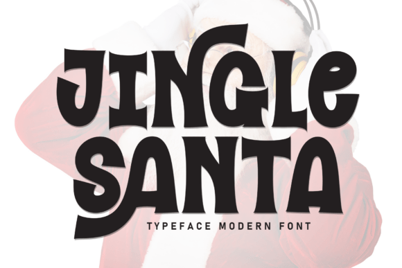 Jingle Santa Font for Holiday Branding and Design