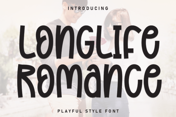 Longlife Romance Font for Handmade Projects