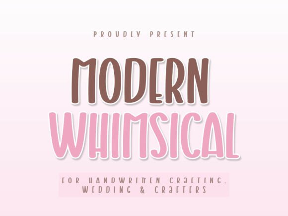 Modern Whimsical Font for Handmade Creations