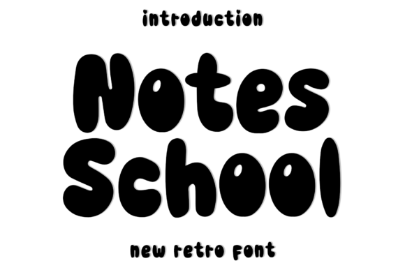 Notes School Font for Handmade Labels and Creative Projects