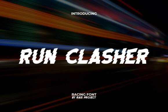 Run Clasher Font for High-Energy Web Design