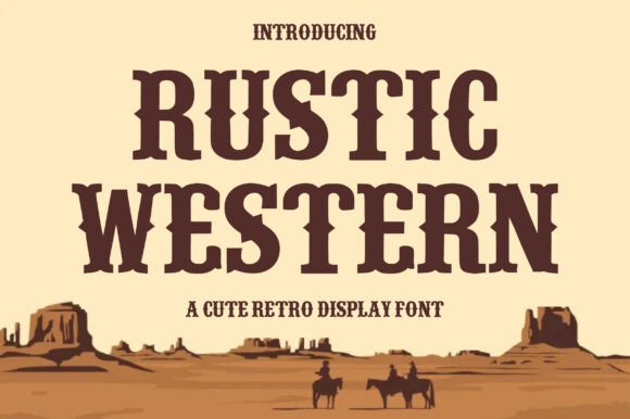 Rustic Western Font for Bold Branding and Visual Impact