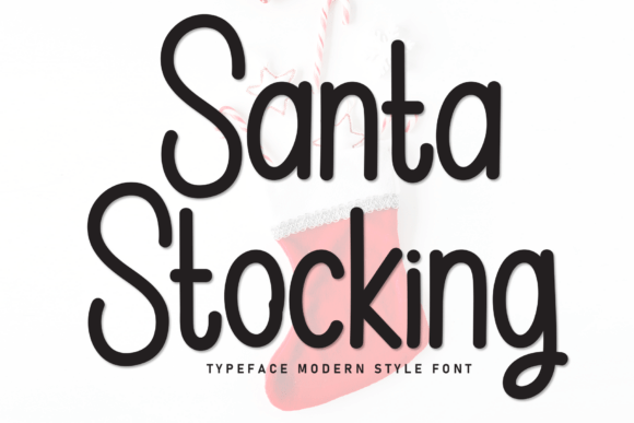 Santa Stocking Font for Clear, Friendly Campaign Design