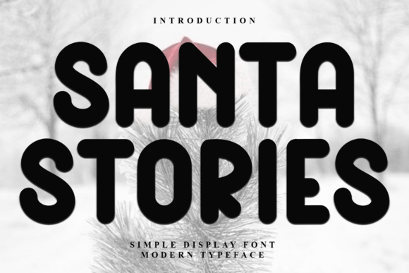 Santa Stories Font: A Festive Display Typeface