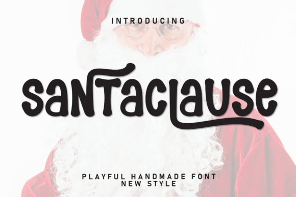 Santaclause: A Uplifting Handwritten Display Font for Web Projects