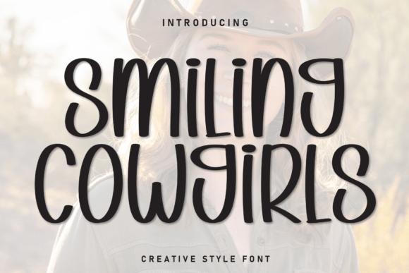 Smiling Cowgirls Font for Vibrant Editorial Design