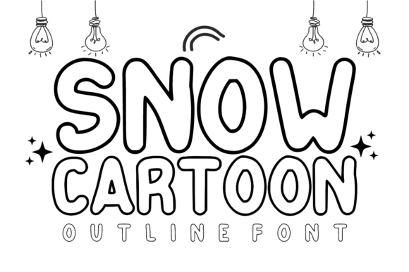 Snow Cartoon Font for Cozy Web Designs