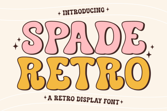 Spade Retro: A Groovy Font for Creative Makers