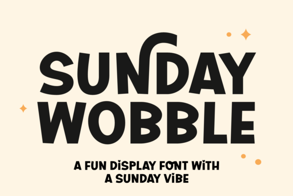 Sunday Wobble: The Perfect Font for Relaxed Branding Projects