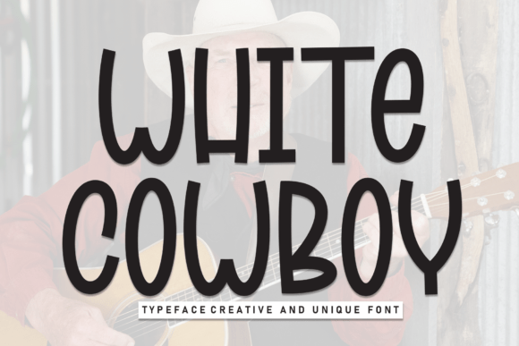 White Cowboy: A Playful Display Font for Modern Editorial Projects