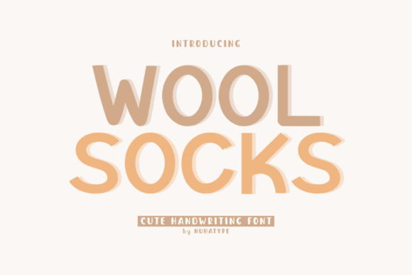Wool Socks Font: A Playful Display Font for Designers